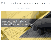 Tablet Screenshot of christianaccountants.com